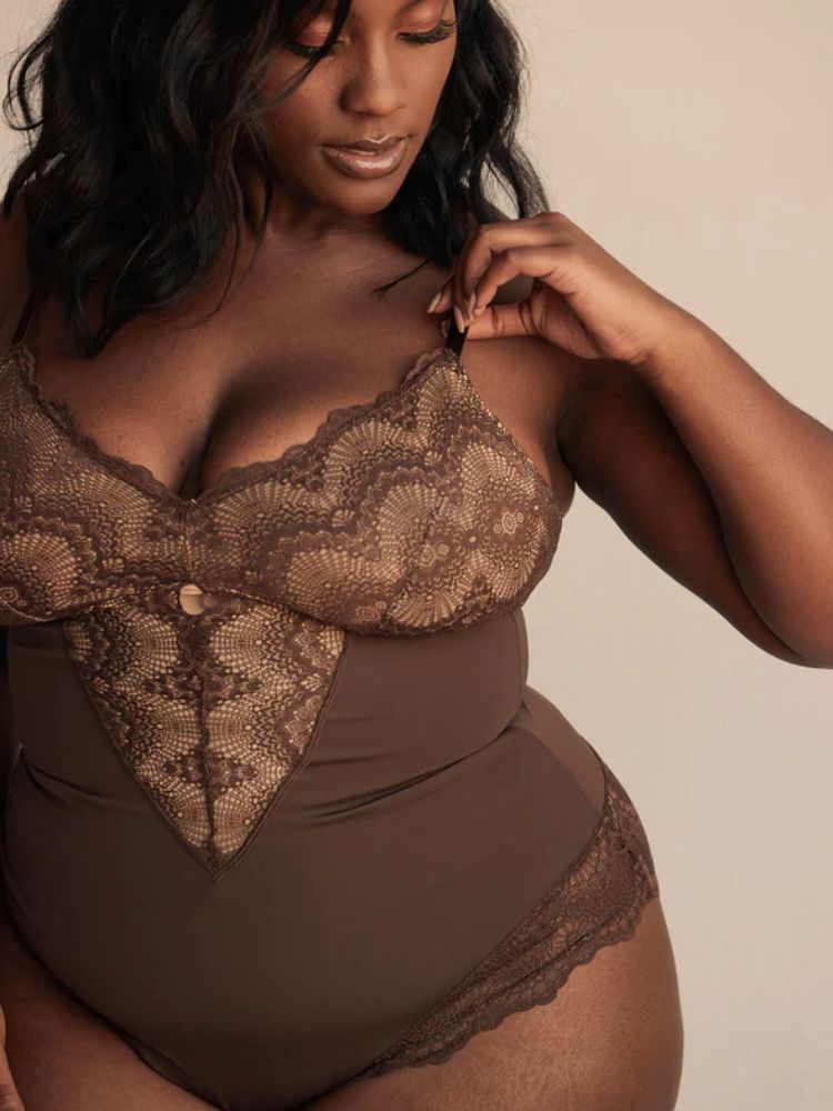 SereniSoft™ Rosaline - Kanten Shapewear Bodysuit
