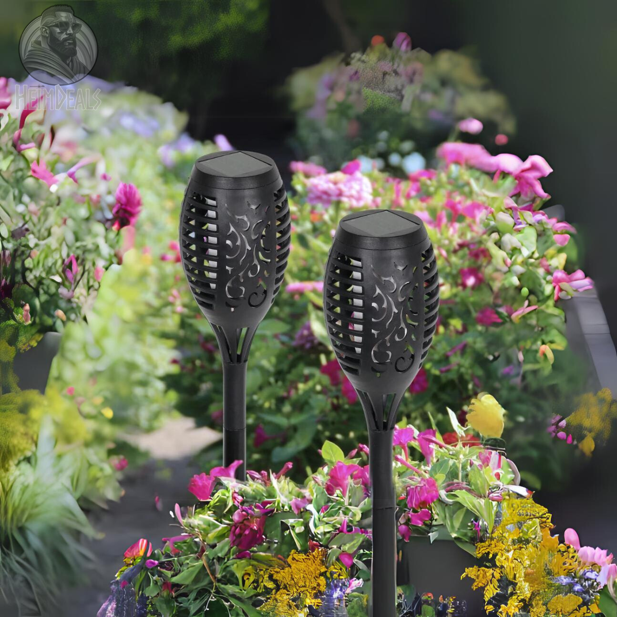 GalacticGlow™ Solar Tuinfakkel – Betoverende Tuinverlichting voor Buiten - MIVANDO