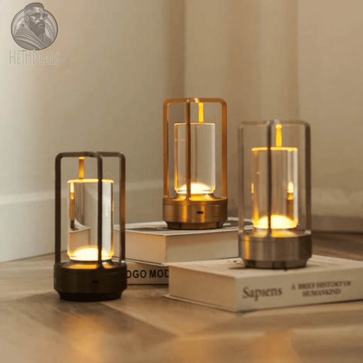 LuminEase™ - Elegante Draadloze Tafellamp - HeimDeals.be 0