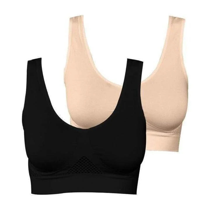 SereniSoft™ Gym - Ademende Push-Up Sportbeha
