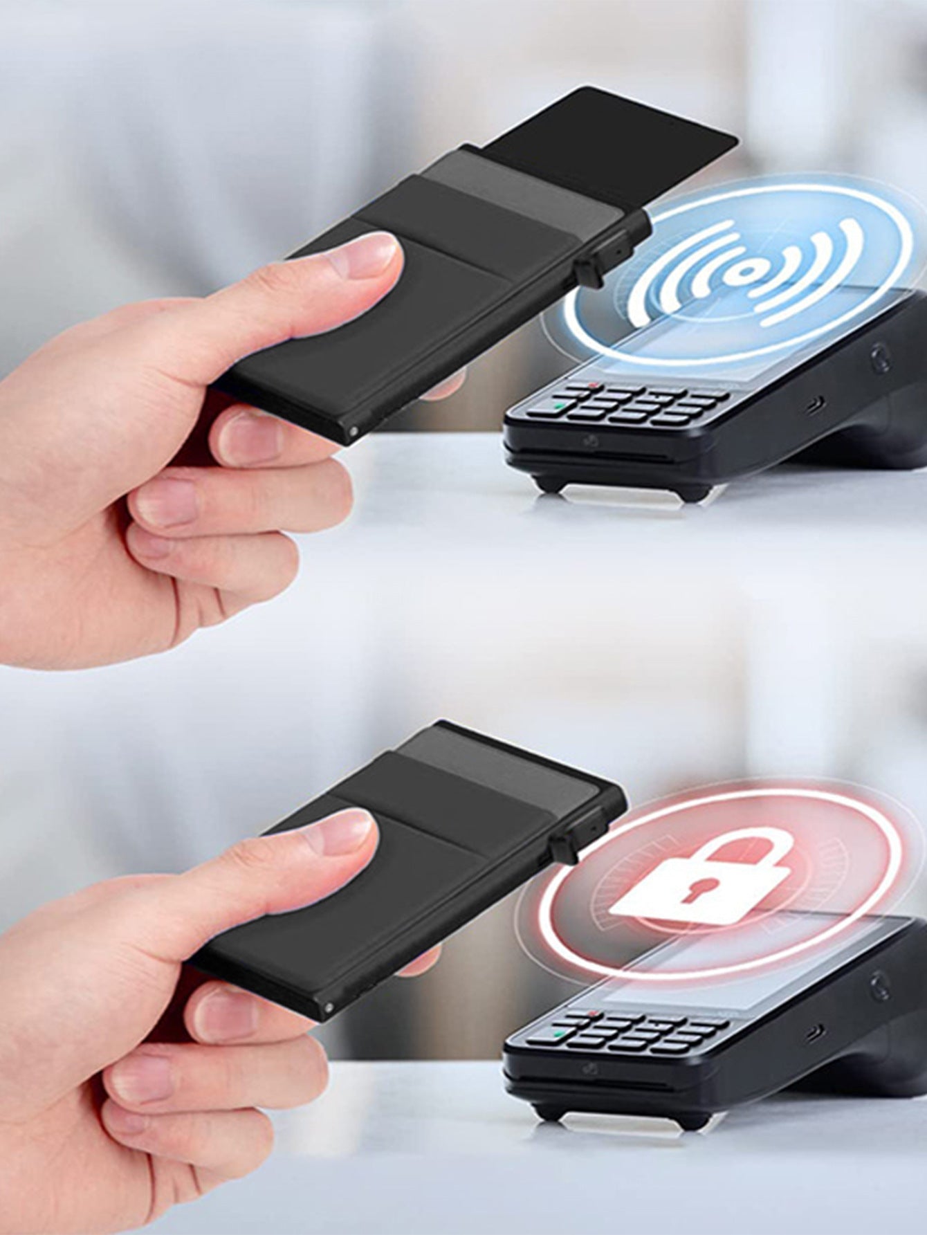 Slimme RFID Kaartenhouder - Compact, Veilig & Stijlvol