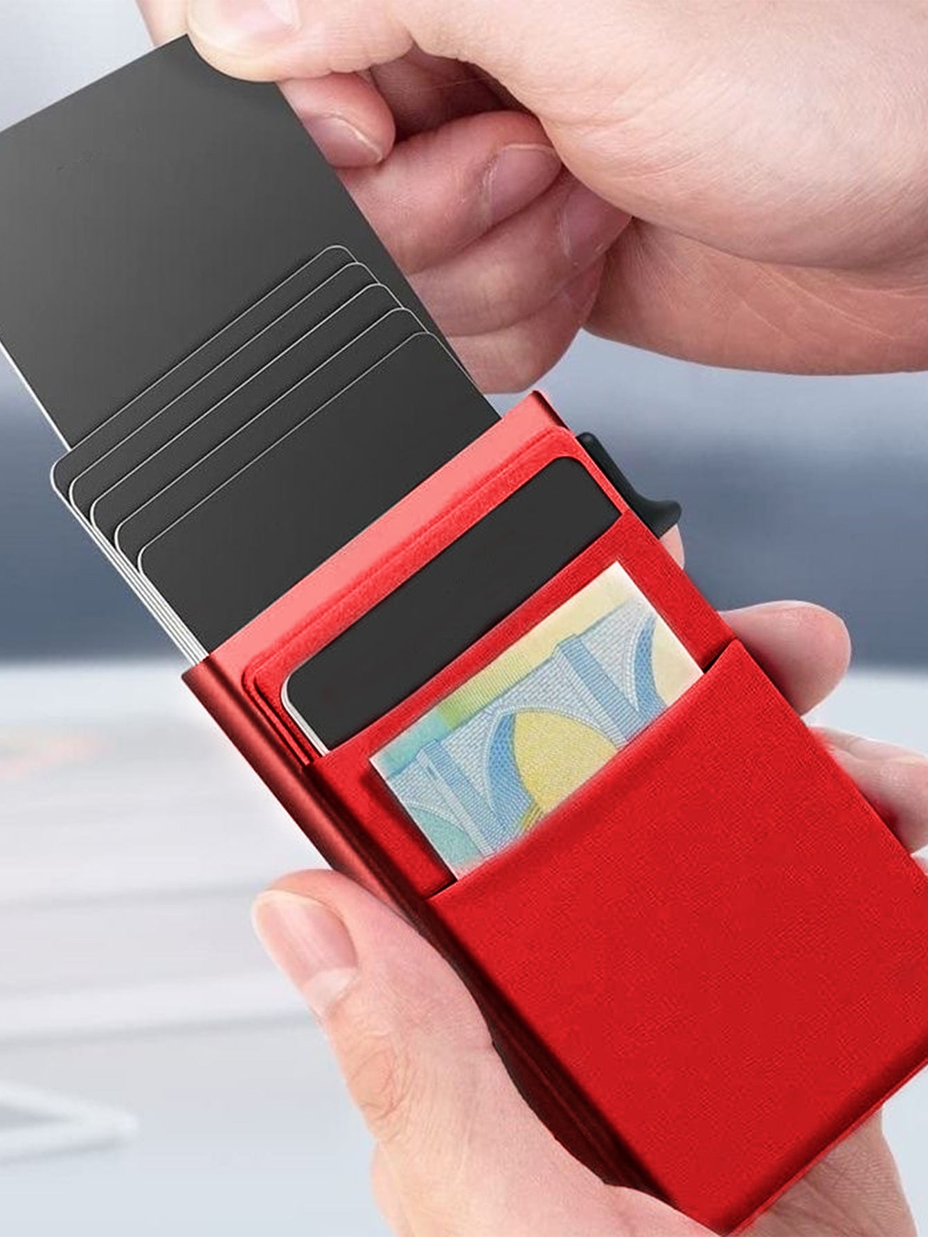Slimme RFID Kaartenhouder - Compact, Veilig & Stijlvol