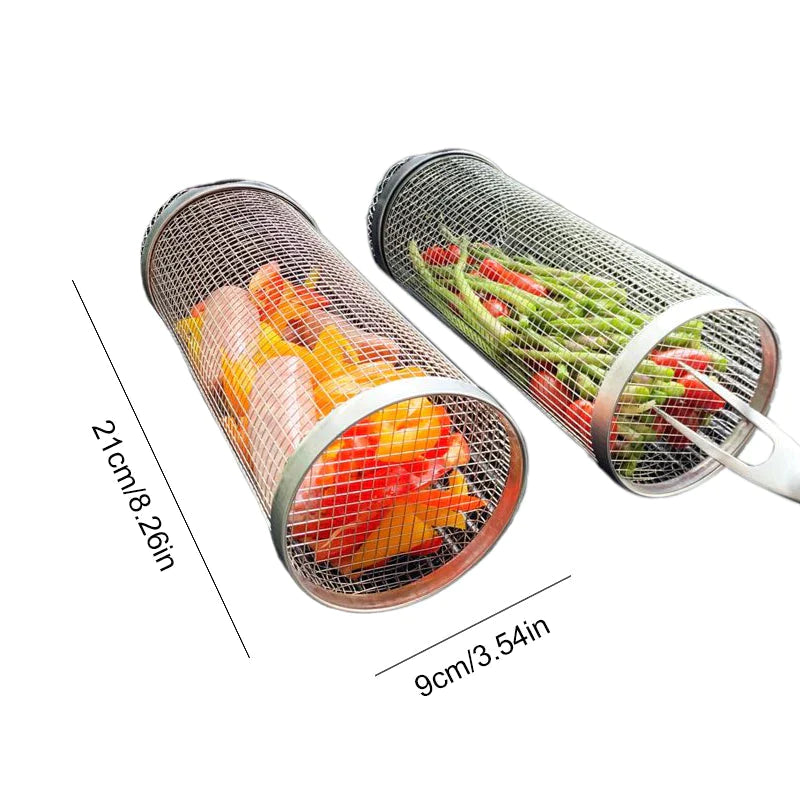 HeimGrill Pro Duo: Dé Grilmand voor Perfect Gegrilde BBQ Groenten