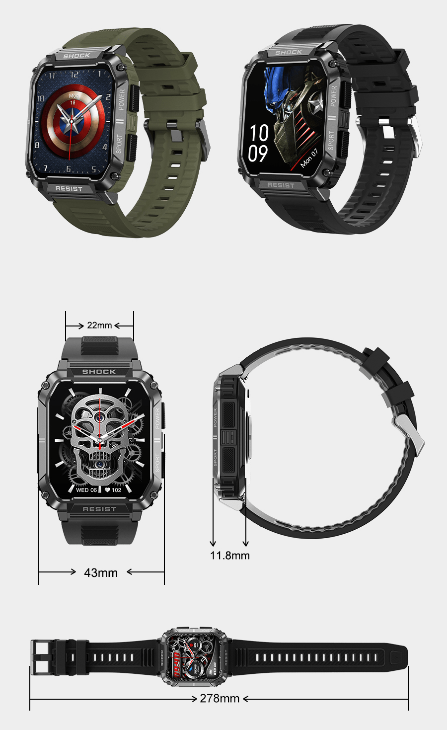 VitalGuard | Montre HeimFit Pro