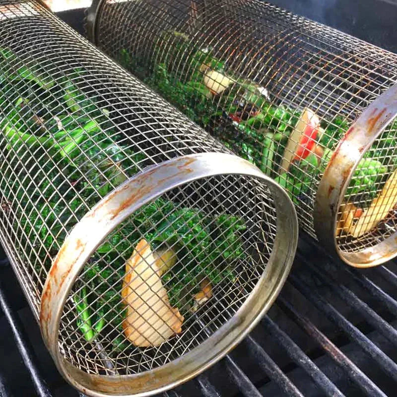 HeimGrill Pro Duo: Dé Grilmand voor Perfect Gegrilde BBQ Groenten - HeimDeals.be