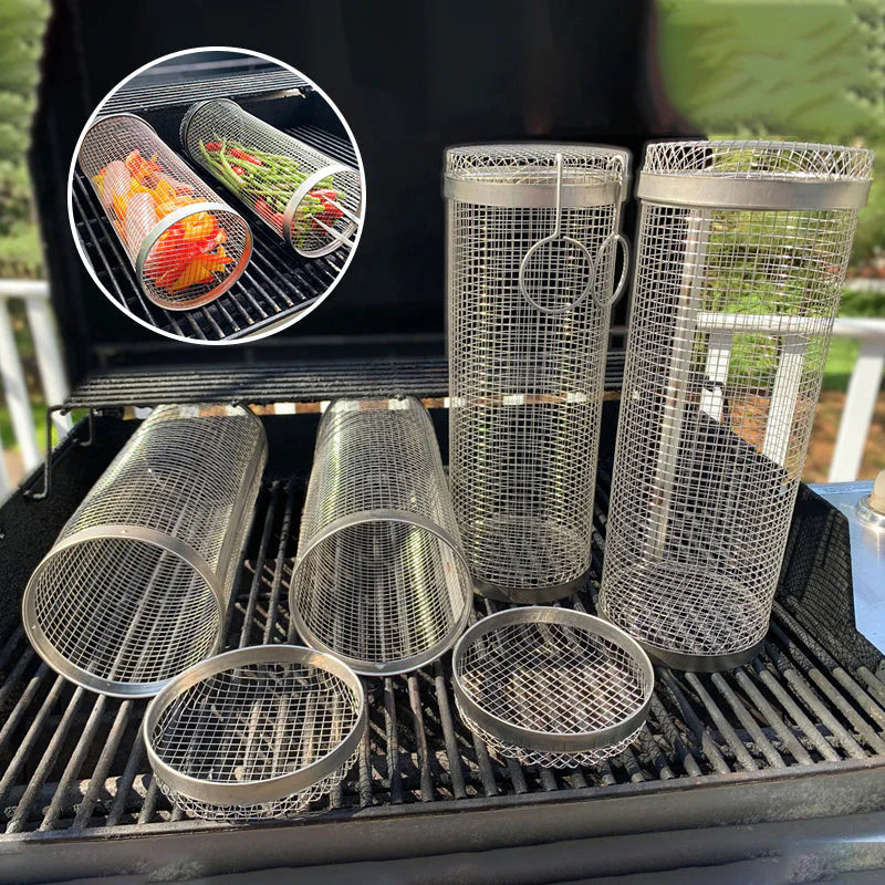 HeimGrill Pro Duo: Dé Grilmand voor Perfect Gegrilde BBQ Groenten