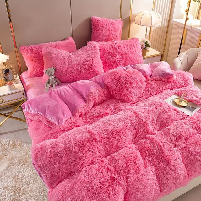 HeimDream Luxe Ensemble™ | Complete 5-delige Fleece Beddenset + Bonus Hartkussen - HeimDeals.be