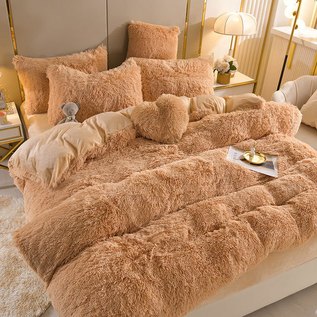 HeimDream Luxe Ensemble™ | Complete 5-delige Fleece Beddenset + Bonus Hartkussen