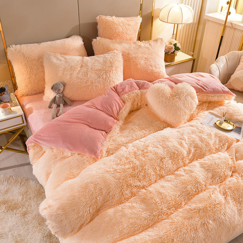 HeimDream Luxe Ensemble™ | Complete 5-delige Fleece Beddenset + Bonus Hartkussen - HeimDeals.be