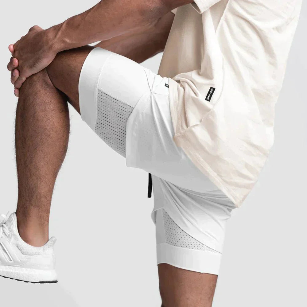 HeimFlex™ - Heren Dynamische Trainingshort - HeimDeals.be