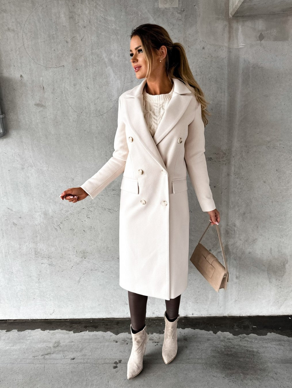 HeimWarmth Elegance Coat - Jouw Winterse Elegante Metgezel - HeimDeals.be
