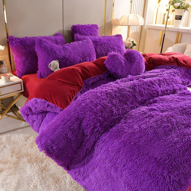 HeimDream Luxe Ensemble™ | Complete 5-delige Fleece Beddenset + Bonus Hartkussen