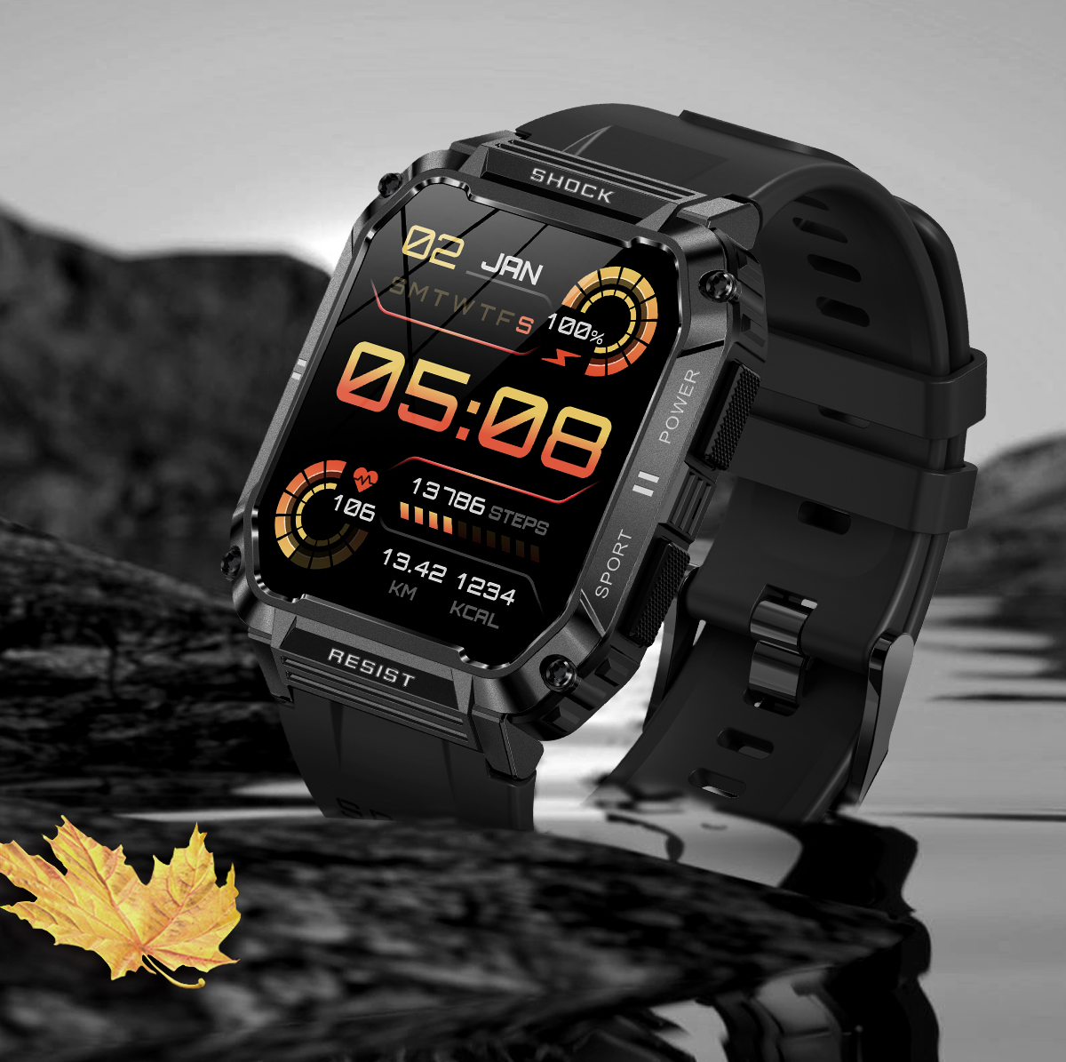 VitalGuard | HeimFit Pro Watch - HeimDeals.be Smartwatch