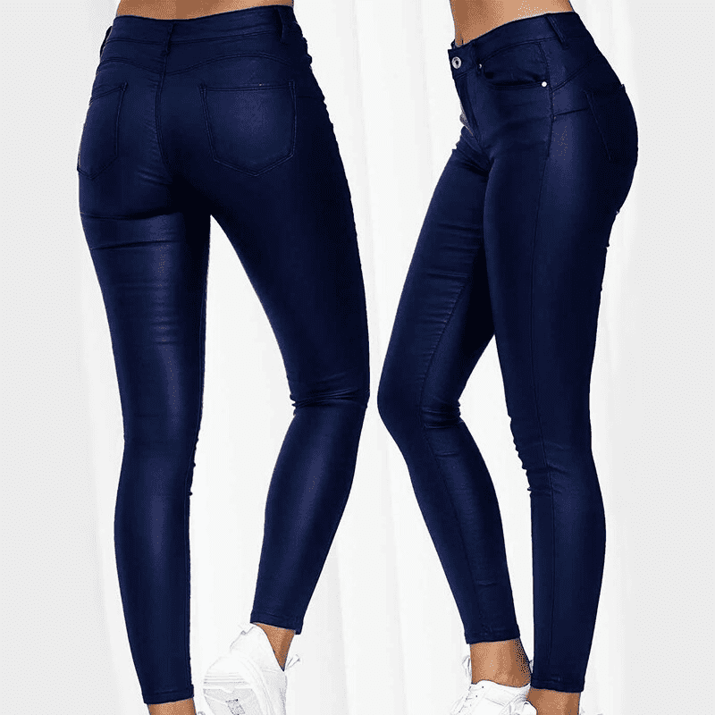 HeimElegance™ | Luxe Leren Stretch Broek